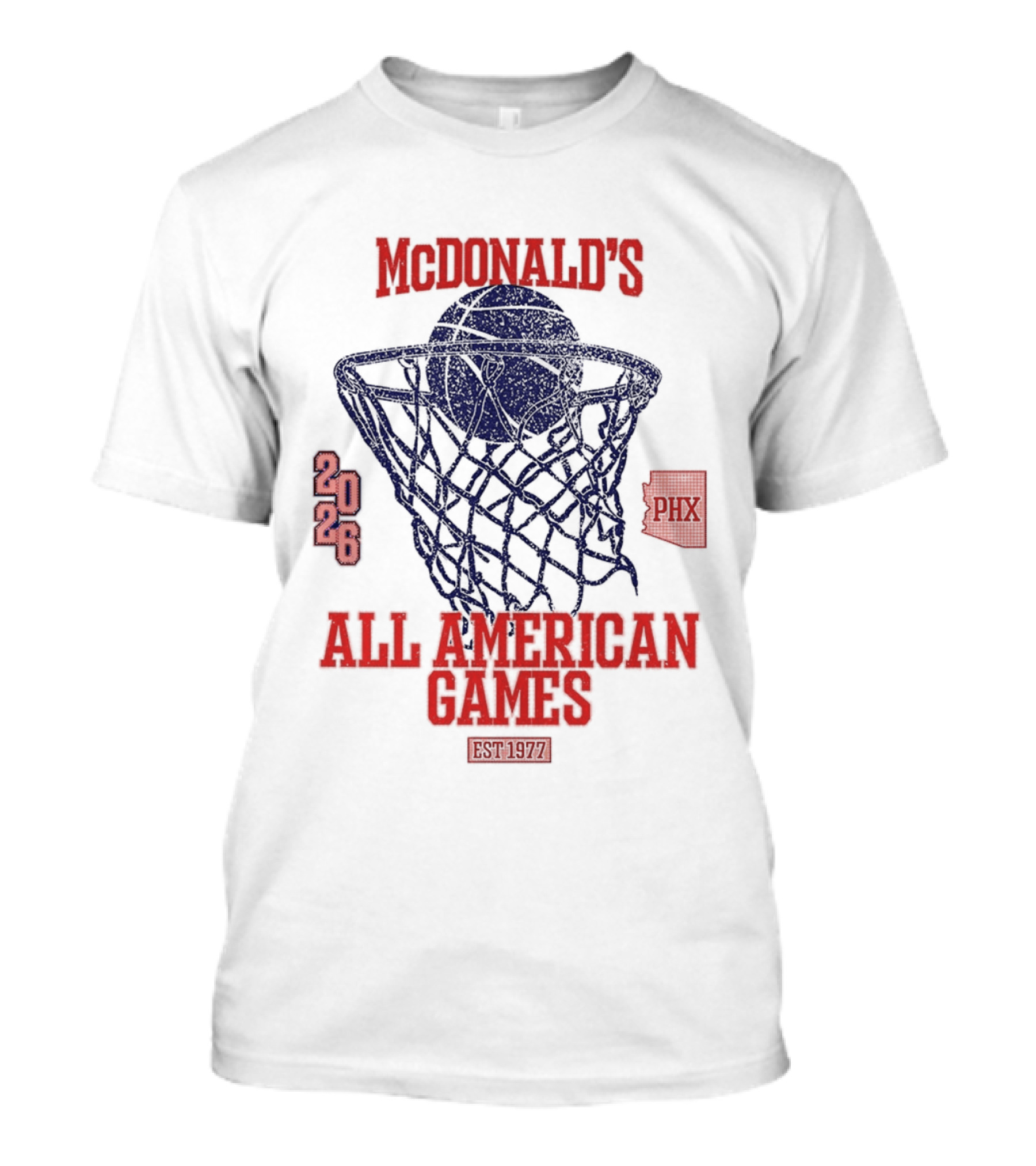 McDonald's All American Games 2026 Phoenix Basketball Event T-Shirt