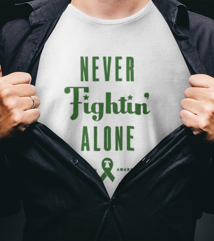 Phillies Strike Out The Stigma Never Fightin' Alone Together Charity Awareness T-Shirt