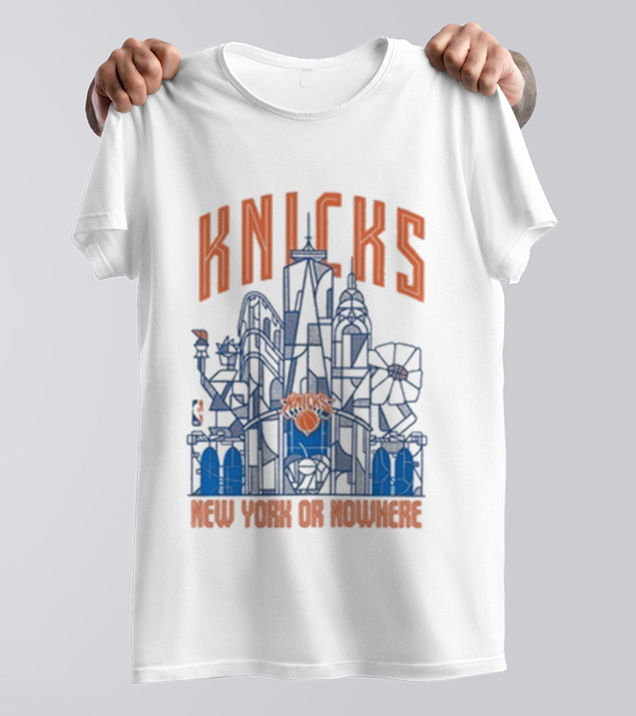 Knicks New York Or Nowhere Skyscraper T-Shirt