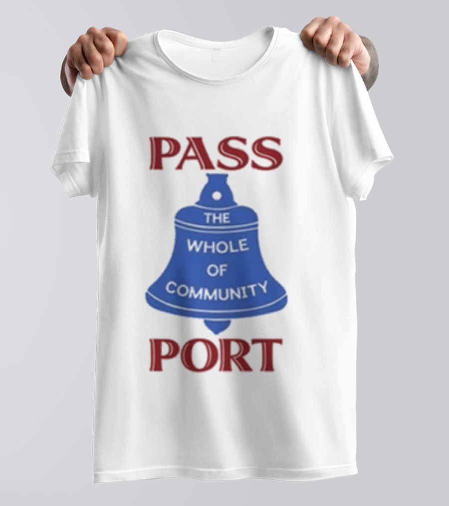 Passport The Whole Of Community Bell T-Shirt