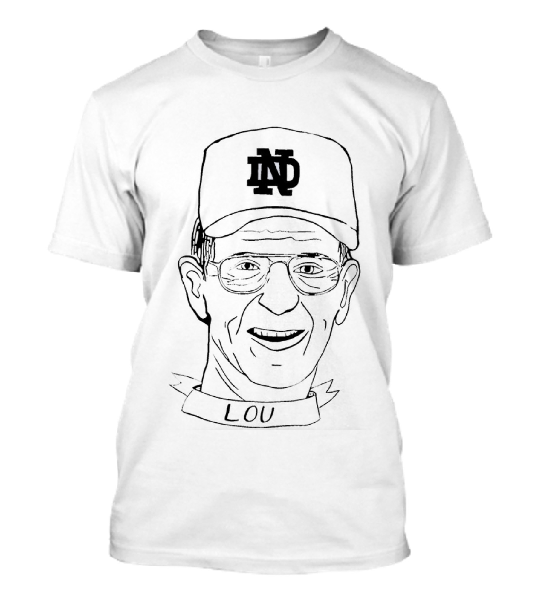 RIP Coach Lou Holtz Notre Dame Tribute IN Hat T-Shirt