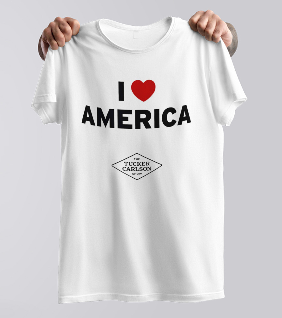 I Heart America The Tucker Carlson Show T-Shirt