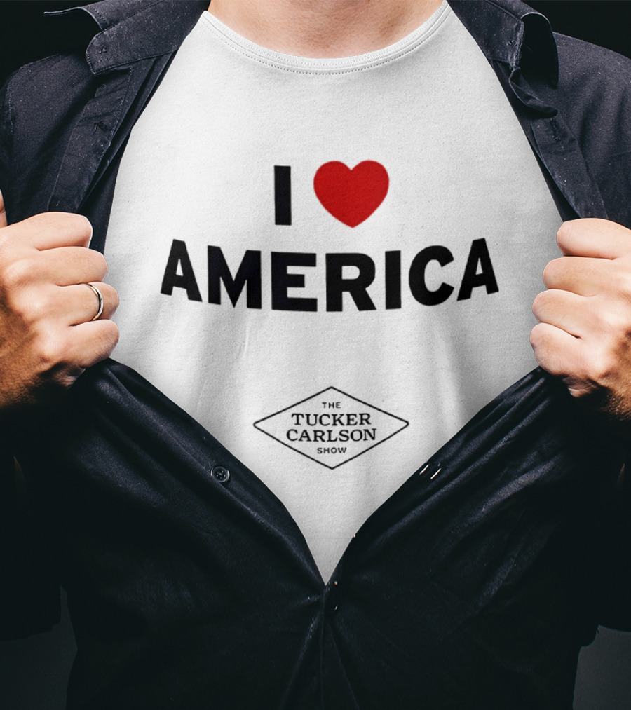 I Heart America The Tucker Carlson Show T-Shirt