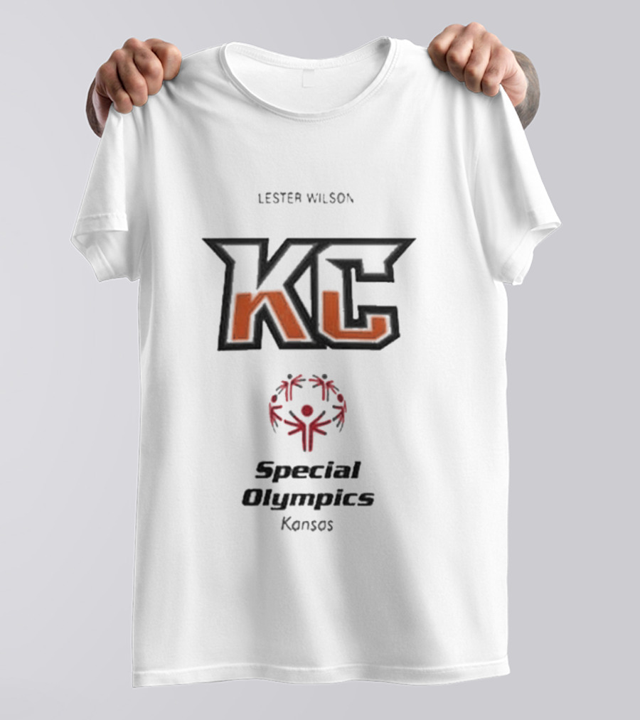 Lester Wilson KC Special Olympics Kansas T-Shirt