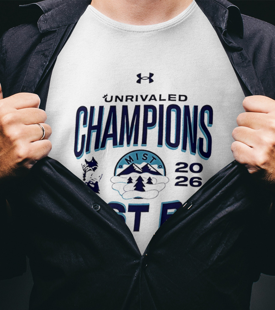 Unrivaled Champions 2026 Mist BC Under Armour T-Shirt