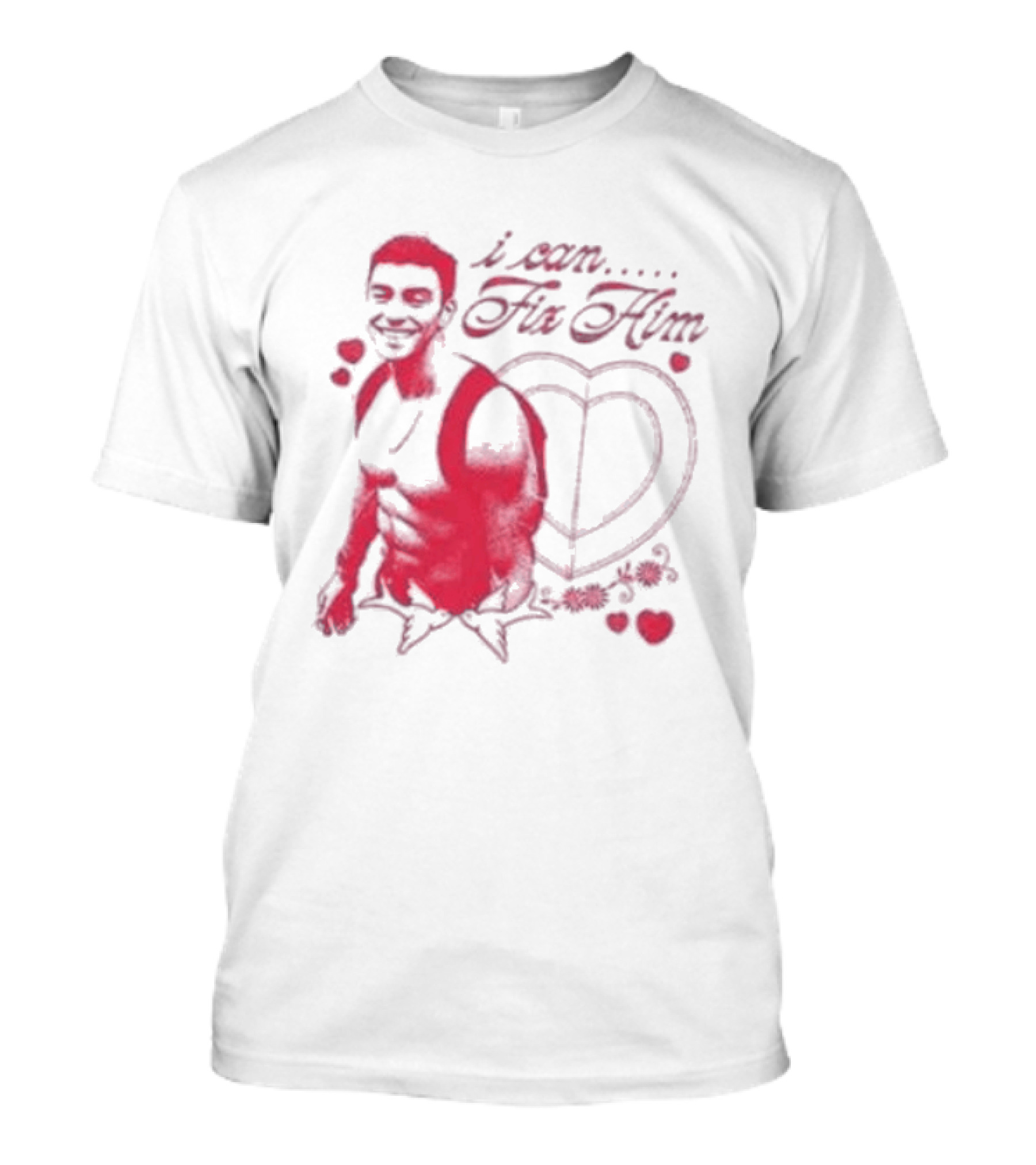 Luigi Mangione I Can Fix Him Heart And Roses T-Shirt