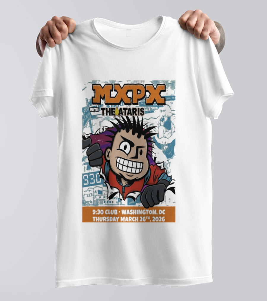 Mxpx With The Ataris 9 30 Club Washington DC March 26 2026 T-Shirt