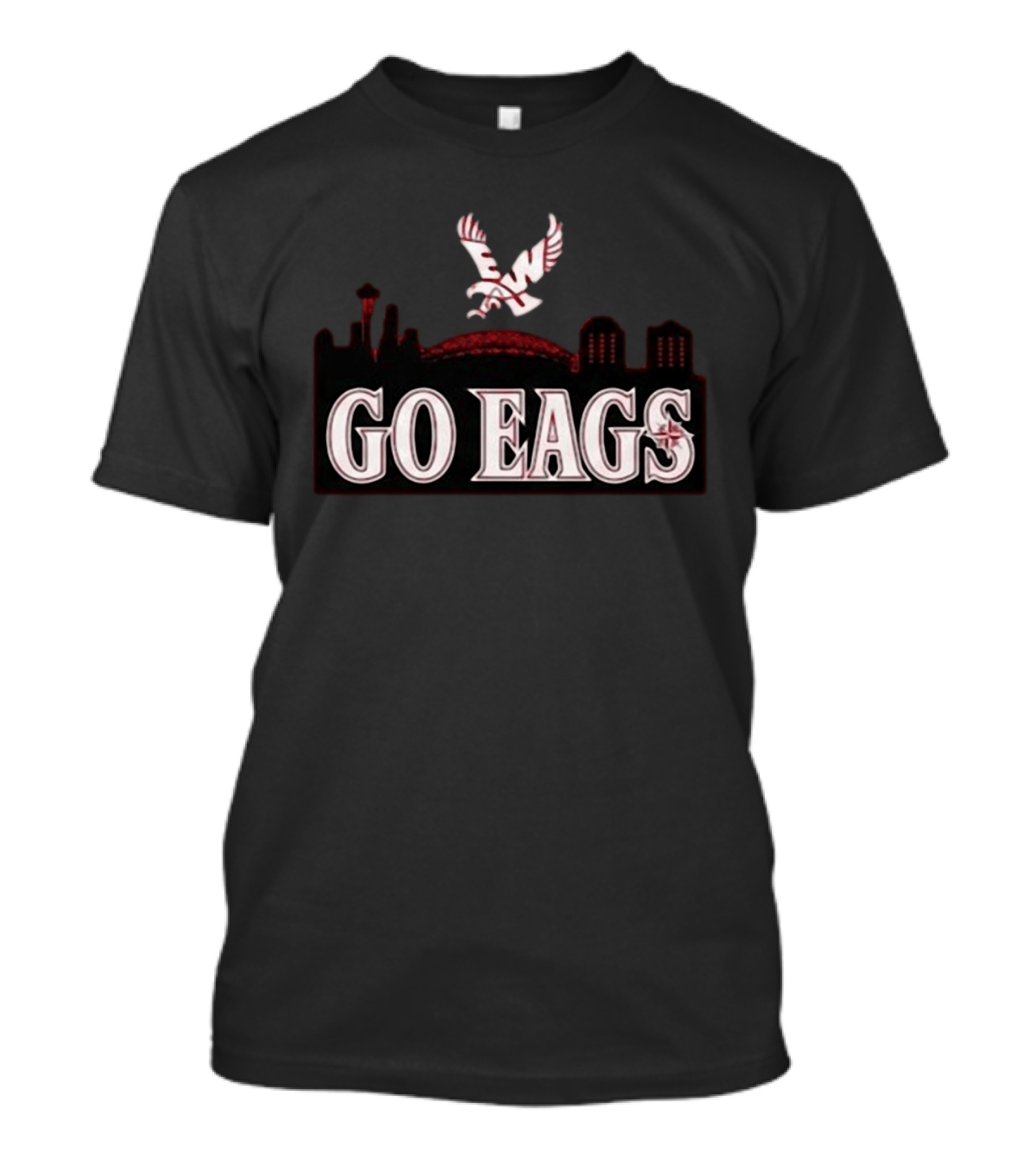Go Eags EWU Mariners Skyline 2026 T-Shirt