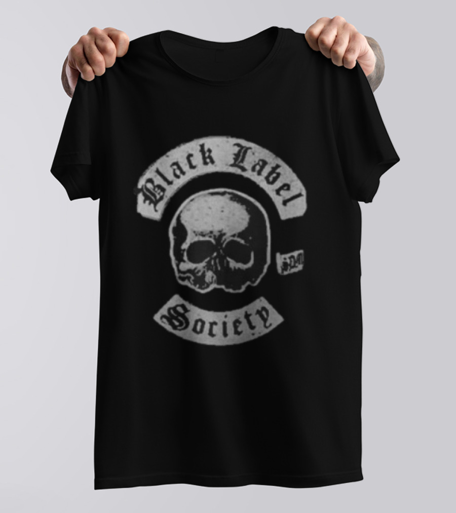 Black Label Society Skull Emblem Forged In Iron Built To Destroy T-Shirt