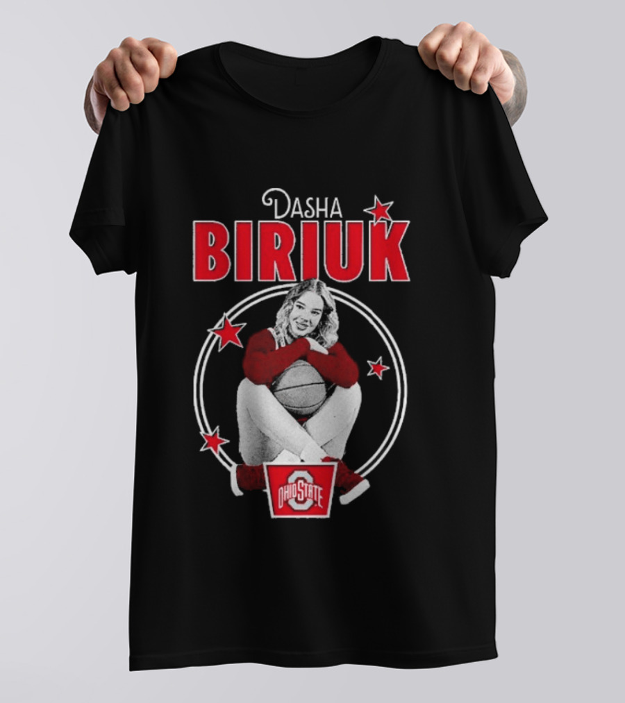 Ohio State Buckeyes Basketball Dasha Biriuk T-Shirt