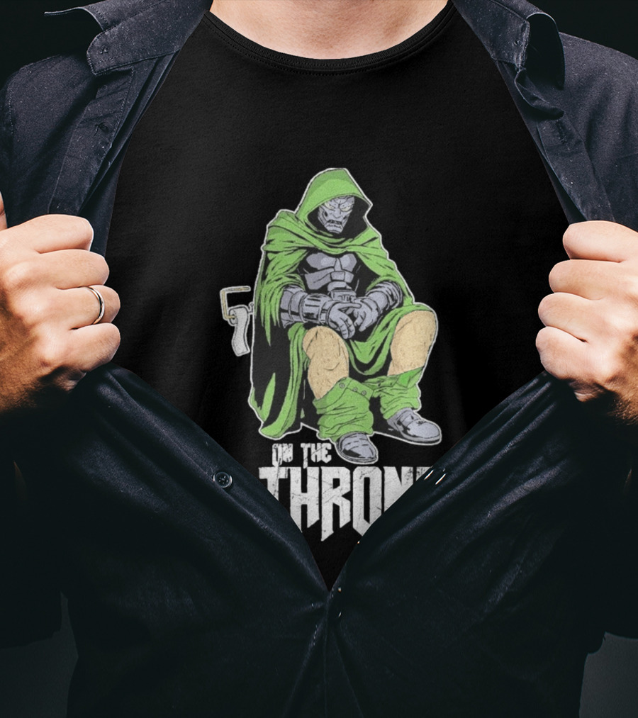 Doctor Doom On The Throne Toilet T-Shirt