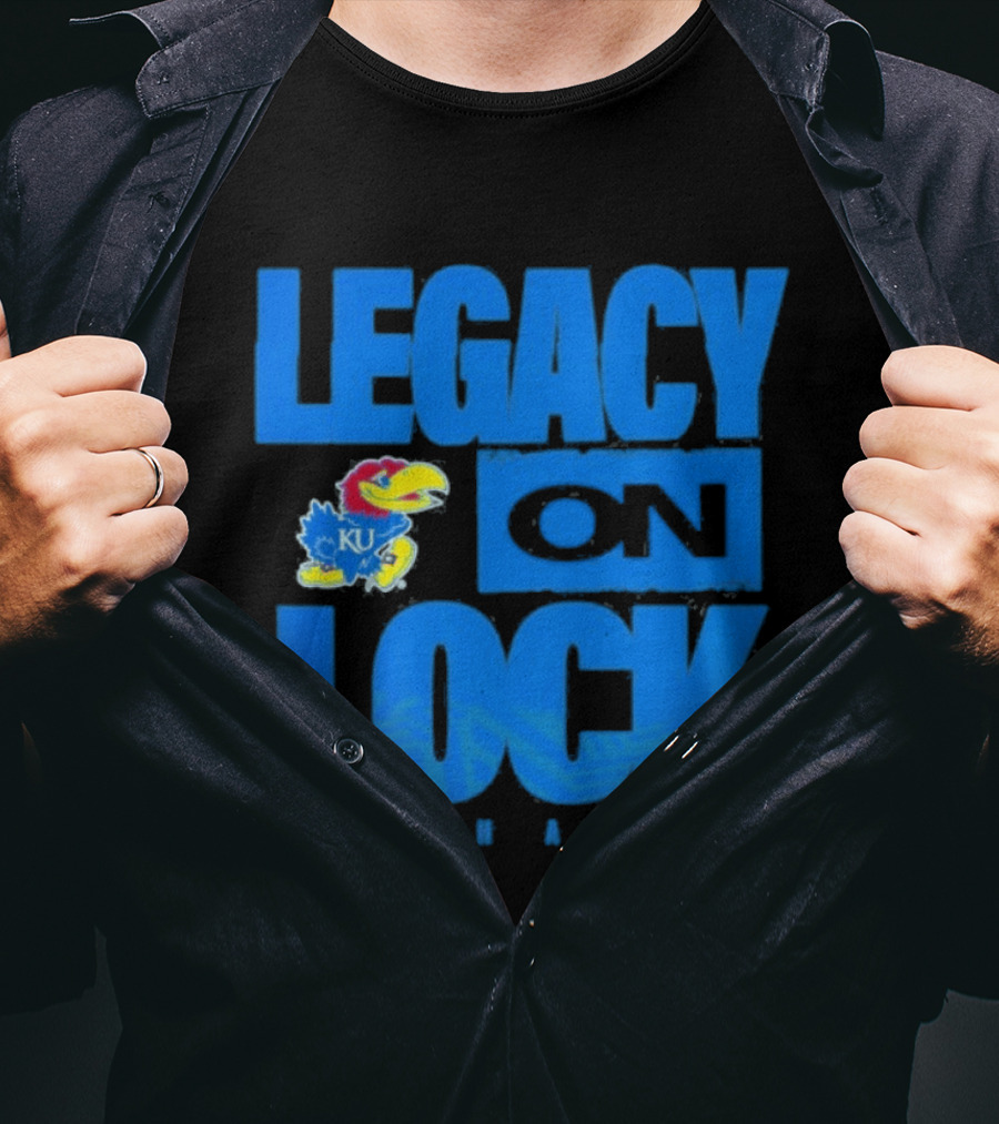 Legacy On Lock Kansas Jayhawks 2026 March Madness T-Shirt
