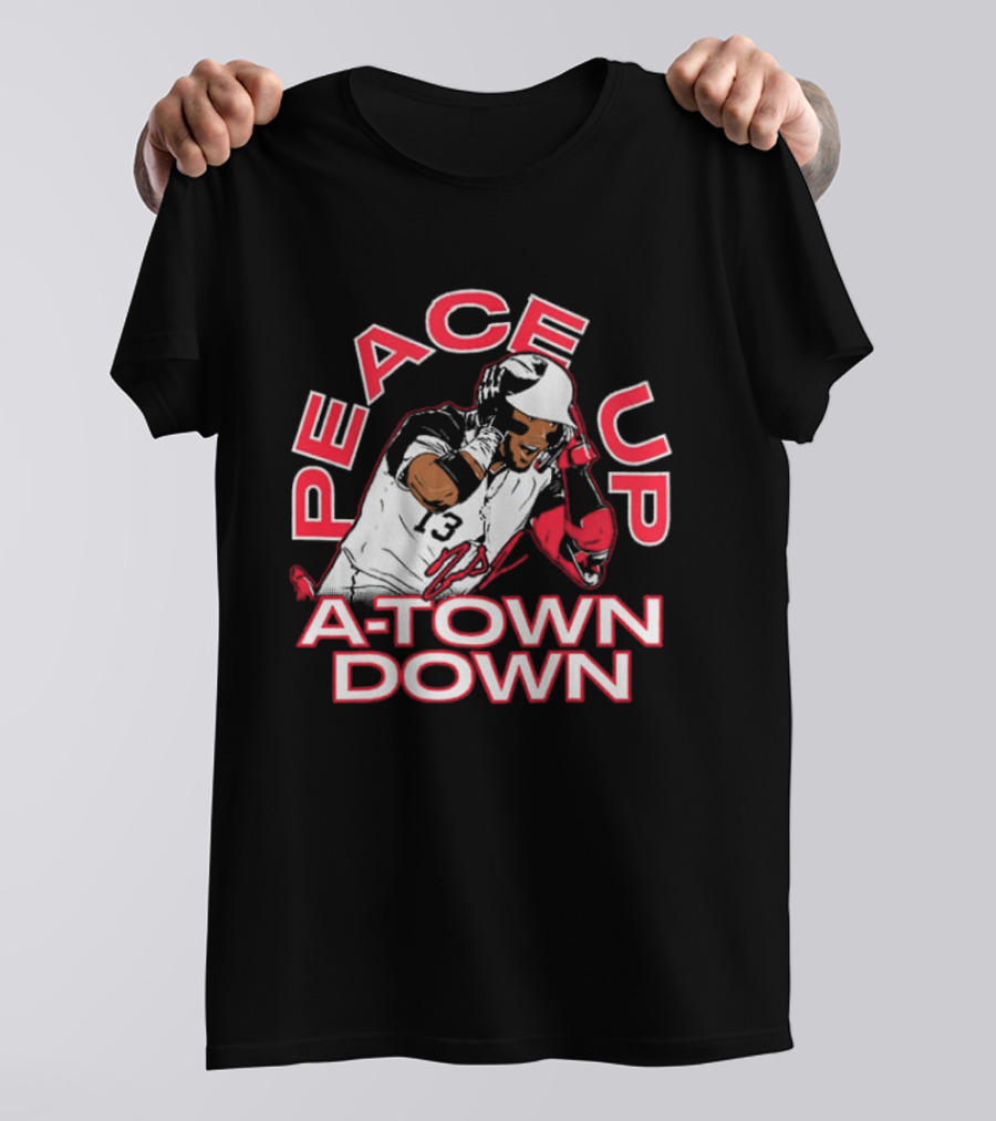Ronald Acuna Jr Peace Up A Town Down T-Shirt