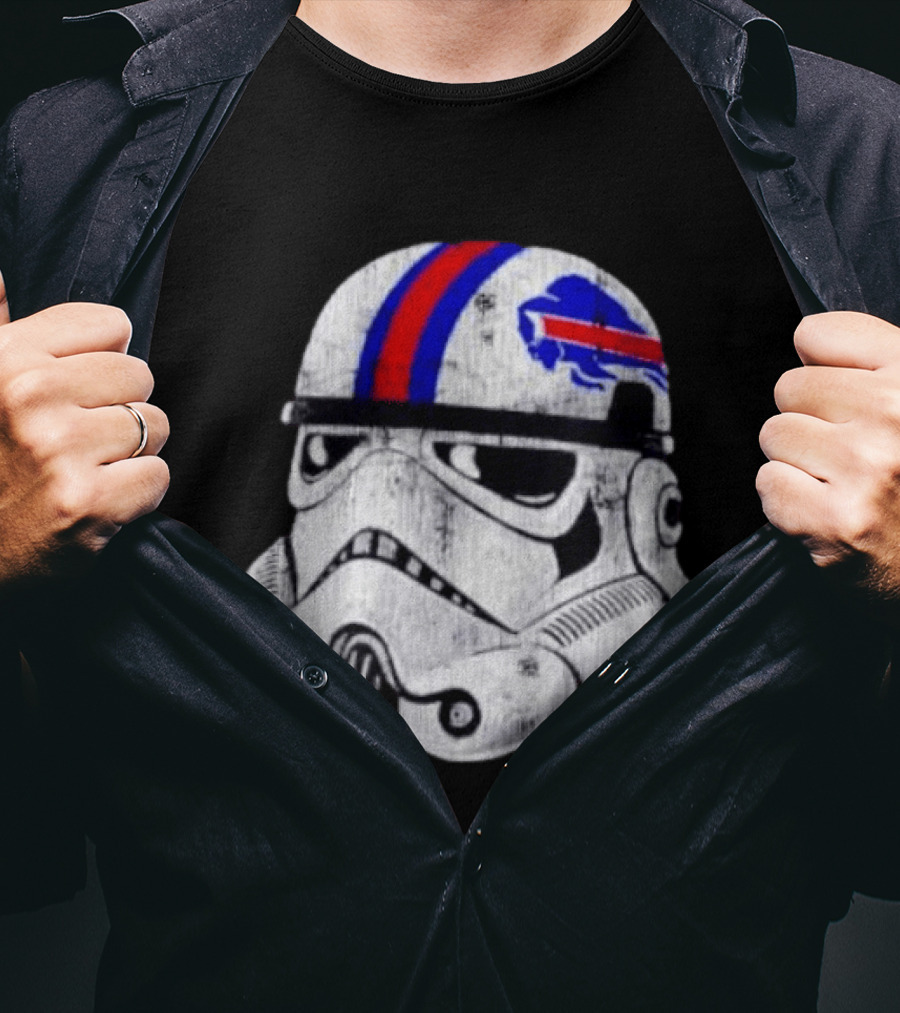 Buffalo Bills Storm Trooper Helmet Mafia T-Shirt