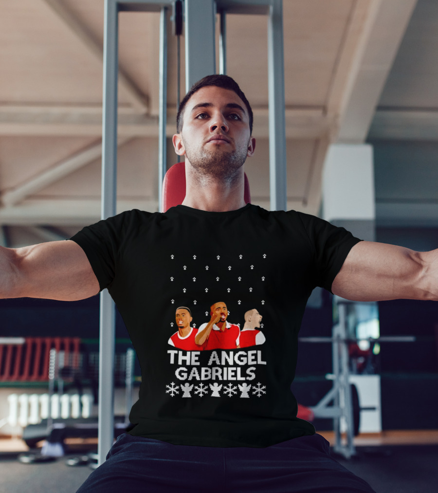 The Angel Gabriels Christmas Soccer Players Snowflakes T-Shirt
