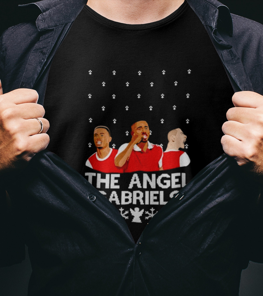 The Angel Gabriels Christmas Soccer Players Snowflakes T-Shirt