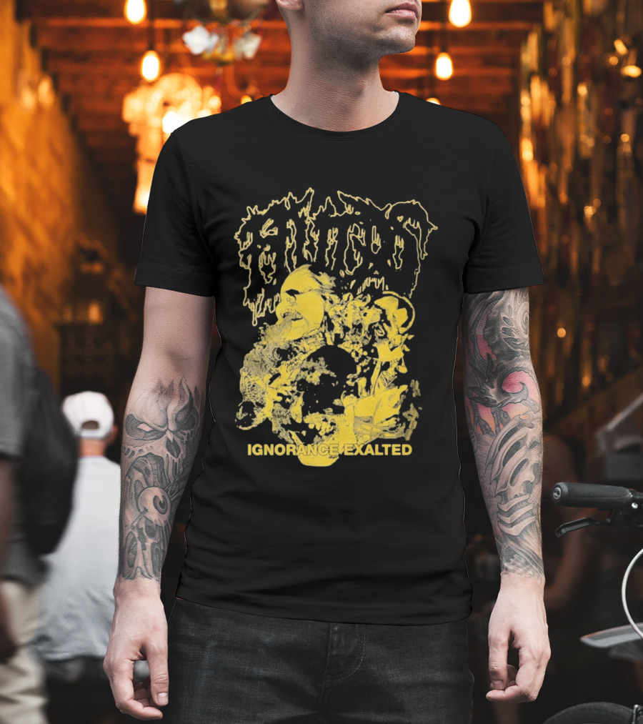 Fluids Ignorance Exalted Abstract Golden T-Shirt