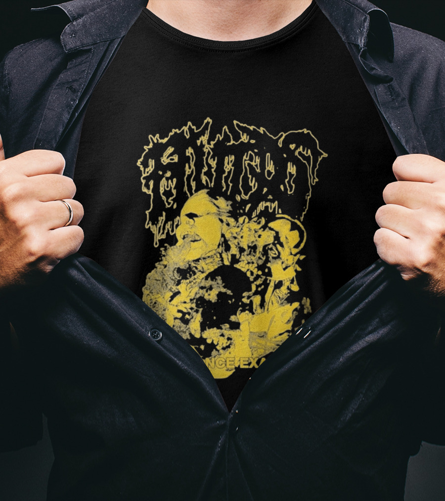 Fluids Ignorance Exalted Abstract Golden T-Shirt