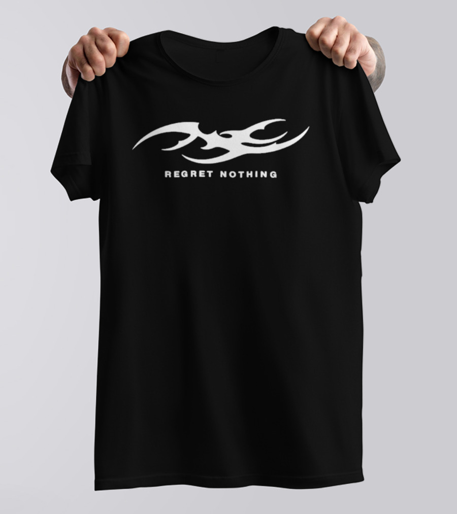 Regret Nothing Tribal Tattoo T-Shirt