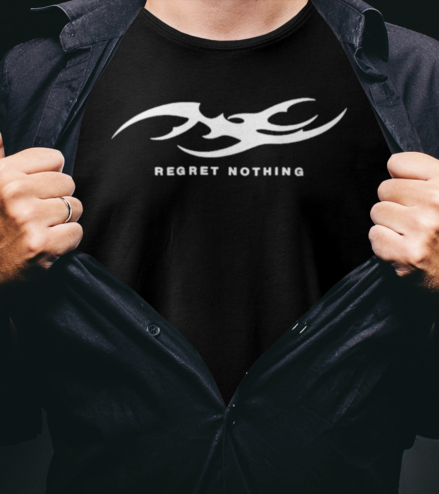 Regret Nothing Tribal Tattoo T-Shirt