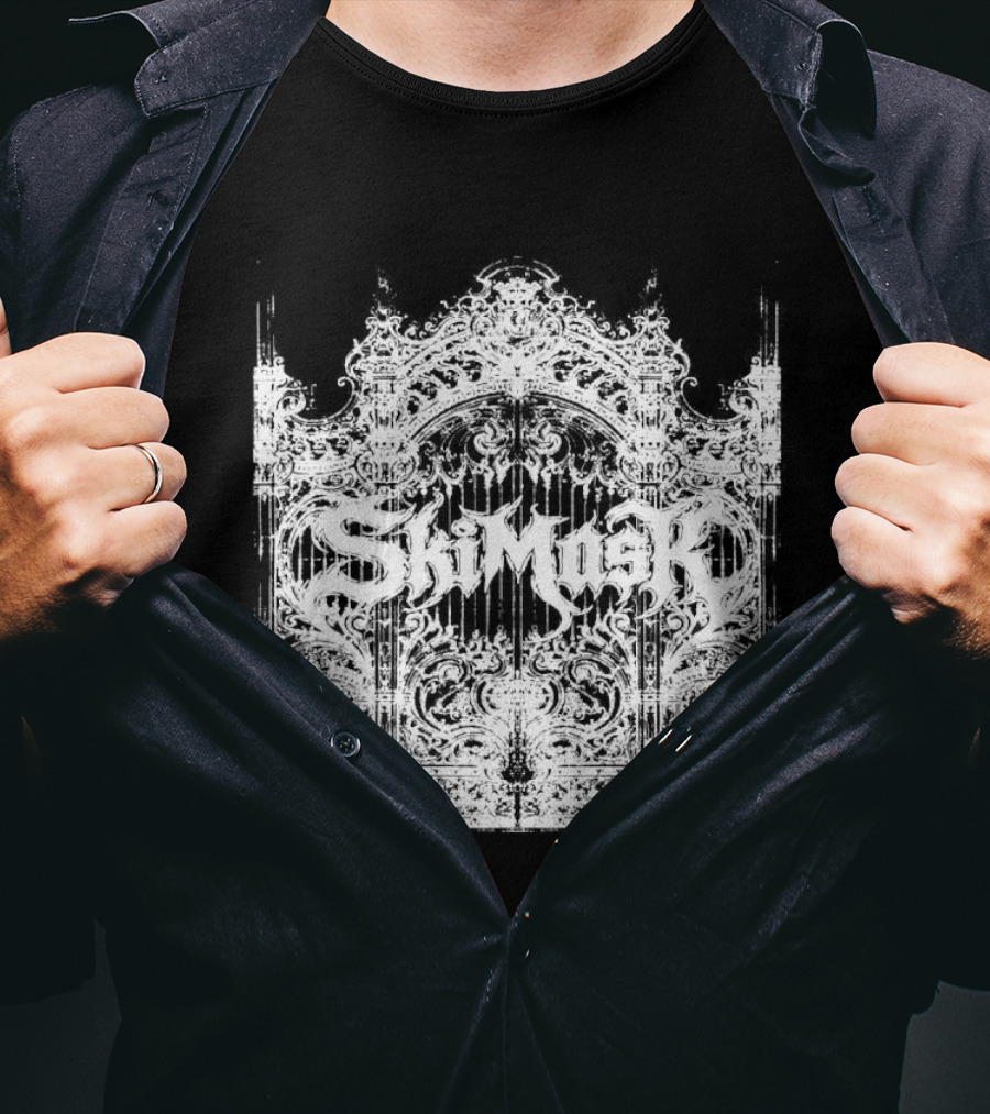 Ski Mask The Slump God Cathedral Gothic Architecture T-Shirt