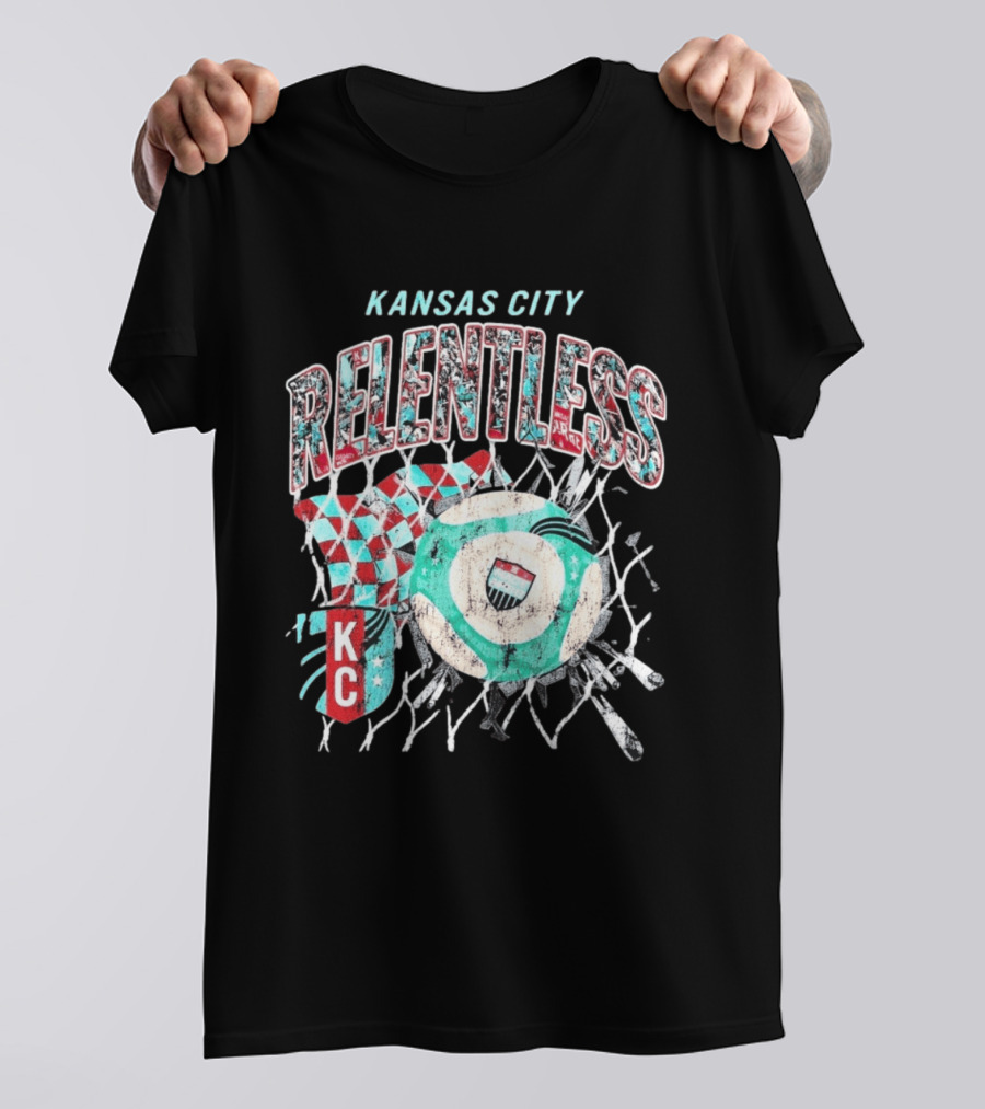 Kansas City Relentless KC Current Made Mobb Soccer Chainlink T-Shirt
