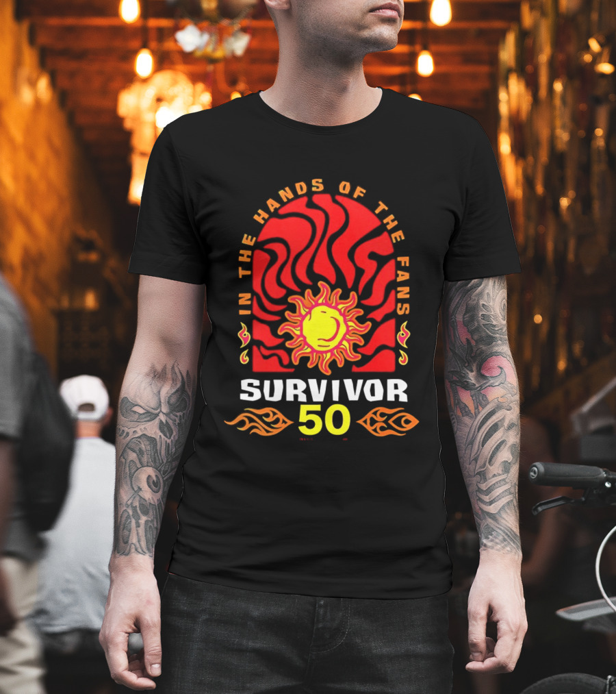 Survivor 50 In The Hands Of The Fans Tropical Sun T-Shirt