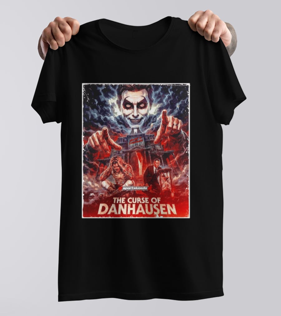 The Curse Of Danhausen Sportskeeda WWE Men For Sale Ships Free T-Shirt