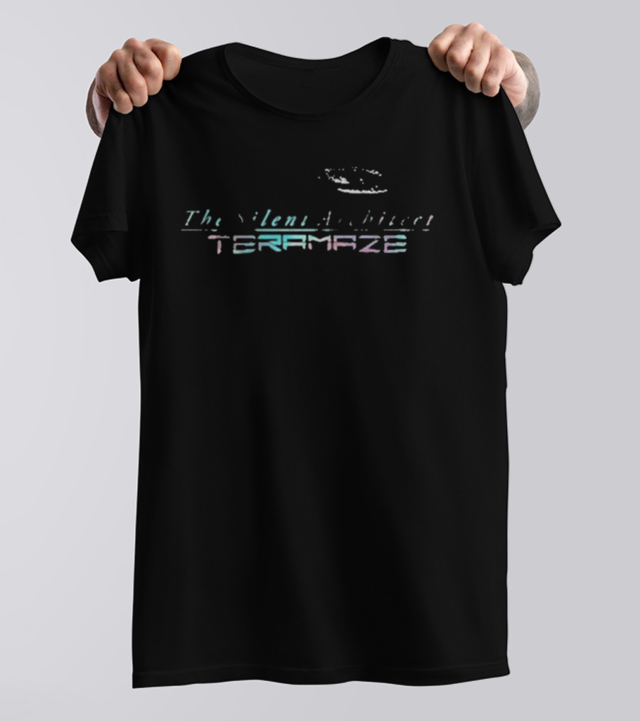 Tera Maze The Silent Architect Retro Vaporwave Aesthetic T-Shirt