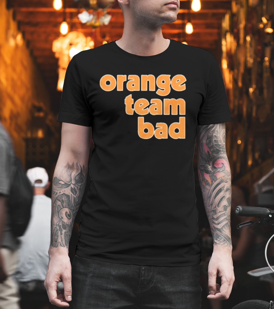 Orange Team Bad Houston Astros Navy Blue Ships Free T-Shirt