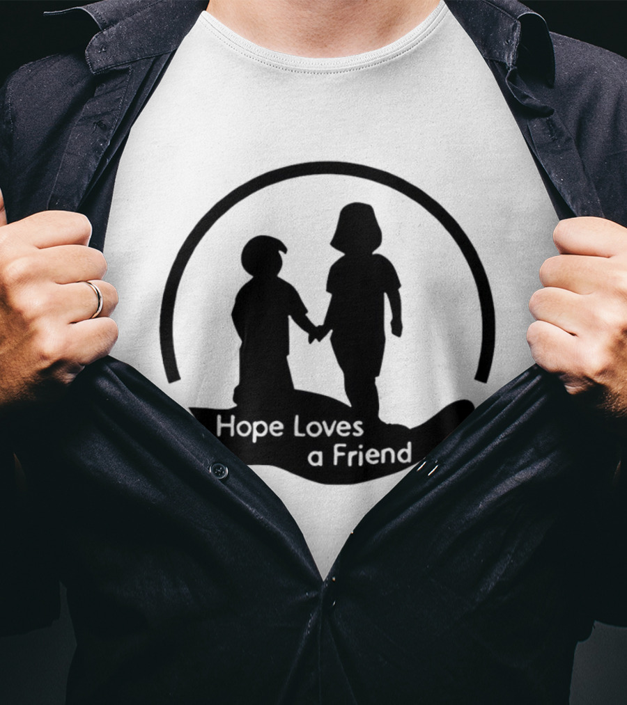 Andrew Cha Cha Real Smooth Hope Loves A Friend Twin T-Shirt