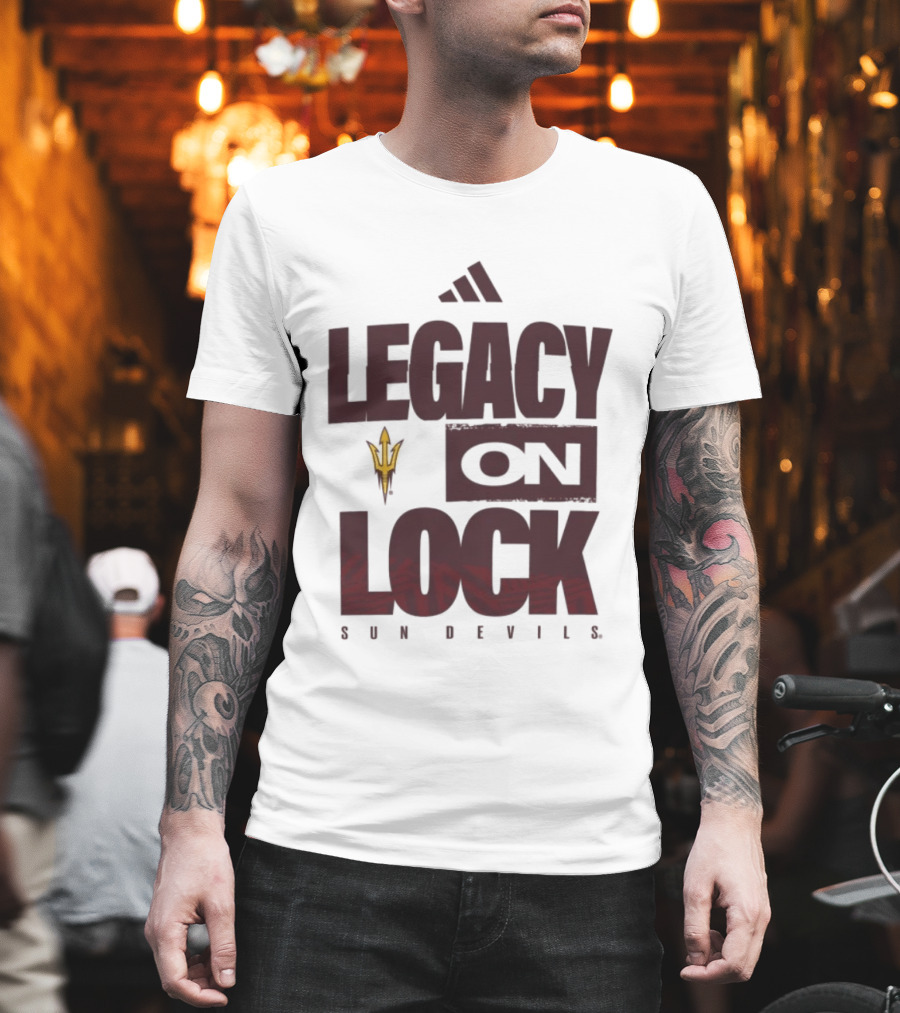 Arizona State Sun Devils Legacy On Lock March Madness 2026 T-Shirt