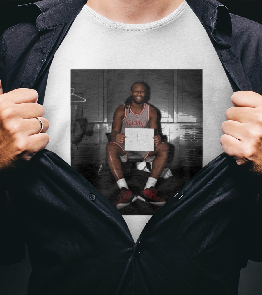 Buckeye Jersey Bruce Thornton 110 Pay Homage Locker Room T-Shirt