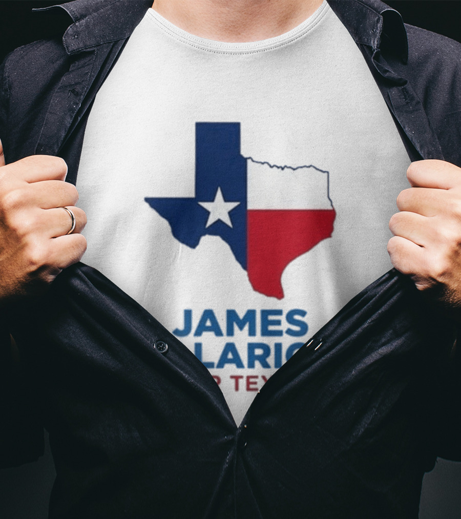 James Talarico For Texas 2026 Campaign Texas Flag T-Shirt