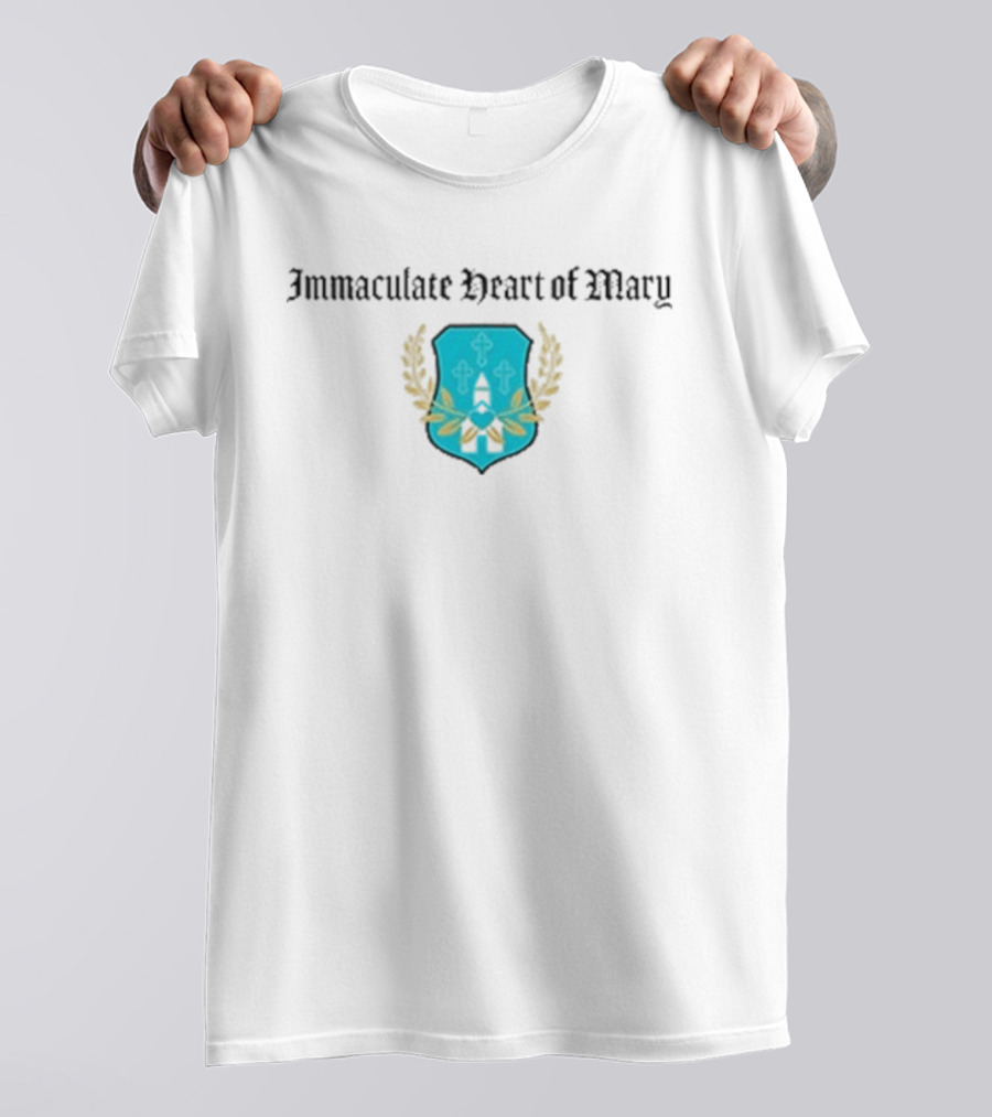Immaculate Heart Of Mary Crest Lady Bird T-Shirt