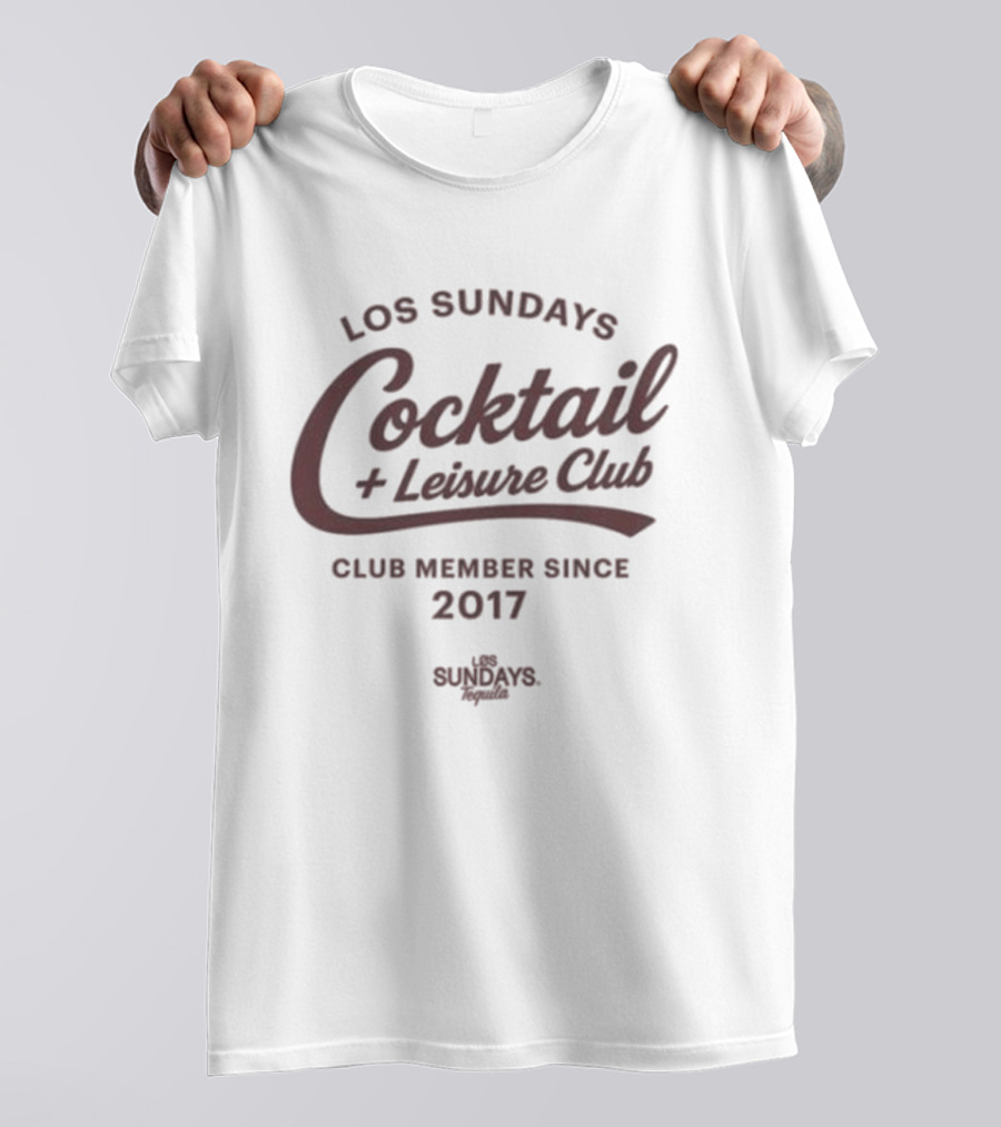Los Sundays Cocktail Leisure Club Member Since 2017 T-Shirt