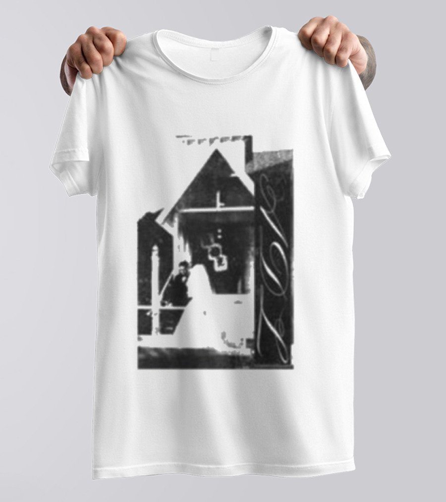 Yeat A Dangerous Love Cross Pyramid Monochrome T-Shirt