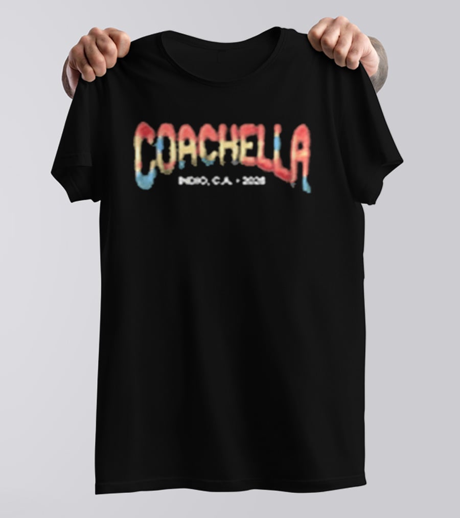 Coachella Indio CA 2026 Festival Lineup T-Shirt