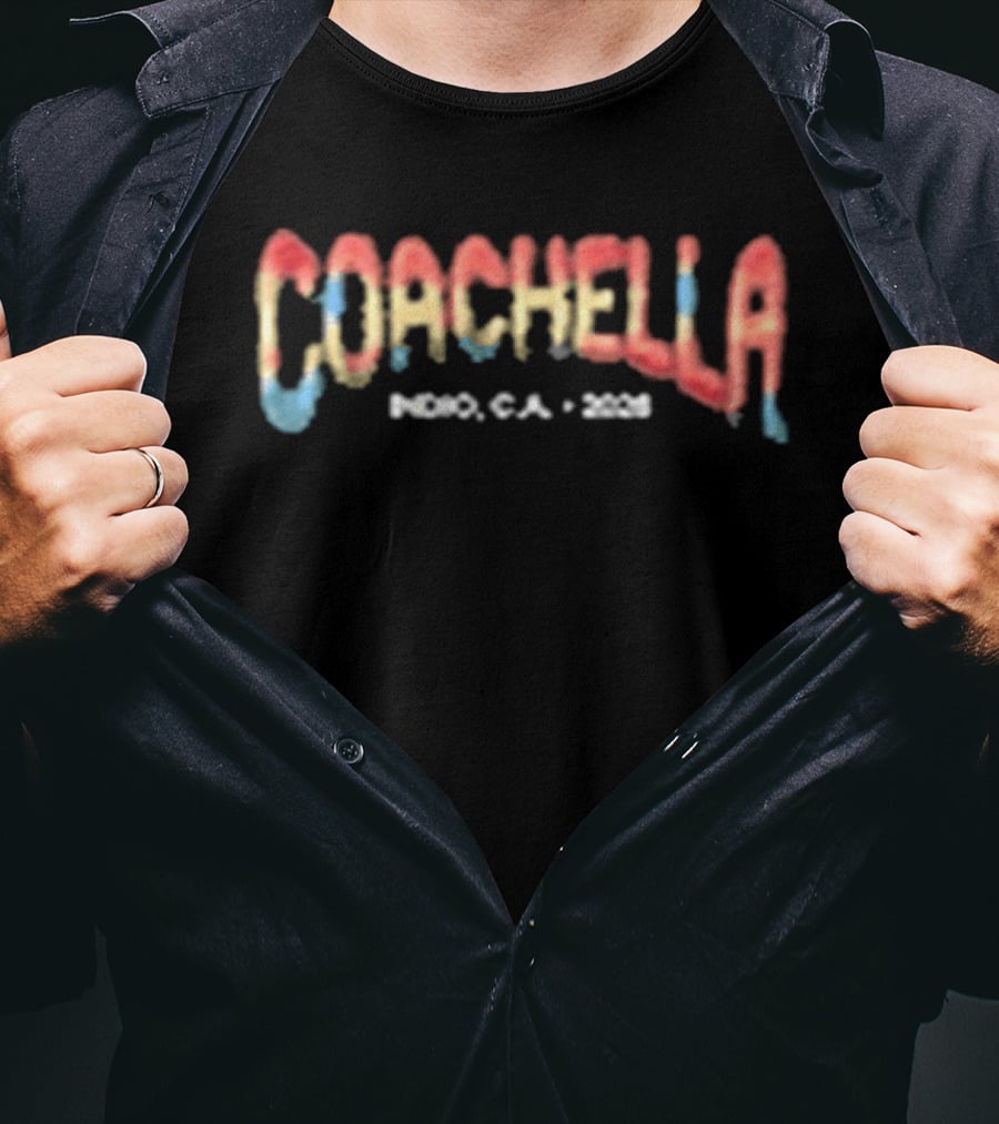 Coachella Indio CA 2026 Festival Lineup T-Shirt