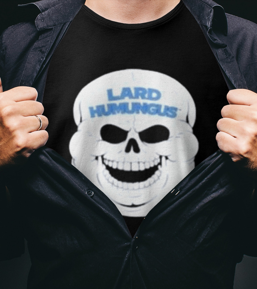 Lard Humungus Skull Graphic 3 16 T-Shirt
