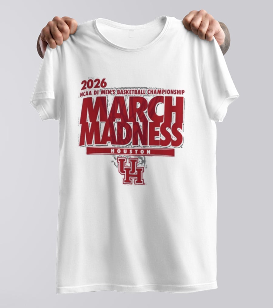 2026 NCAA Men's Basketball Houston March Madness UH T-Shirt