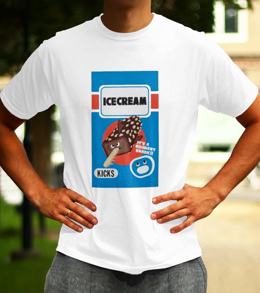 Ice Cream Kicks It's A Crunchy Shark T-Shirt
