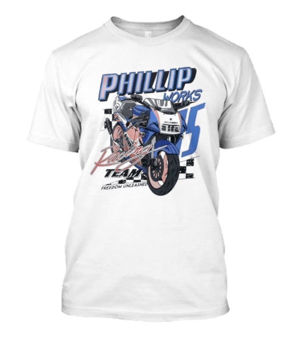 Phillip Works Racing Motorcycle 15 T-Shirt