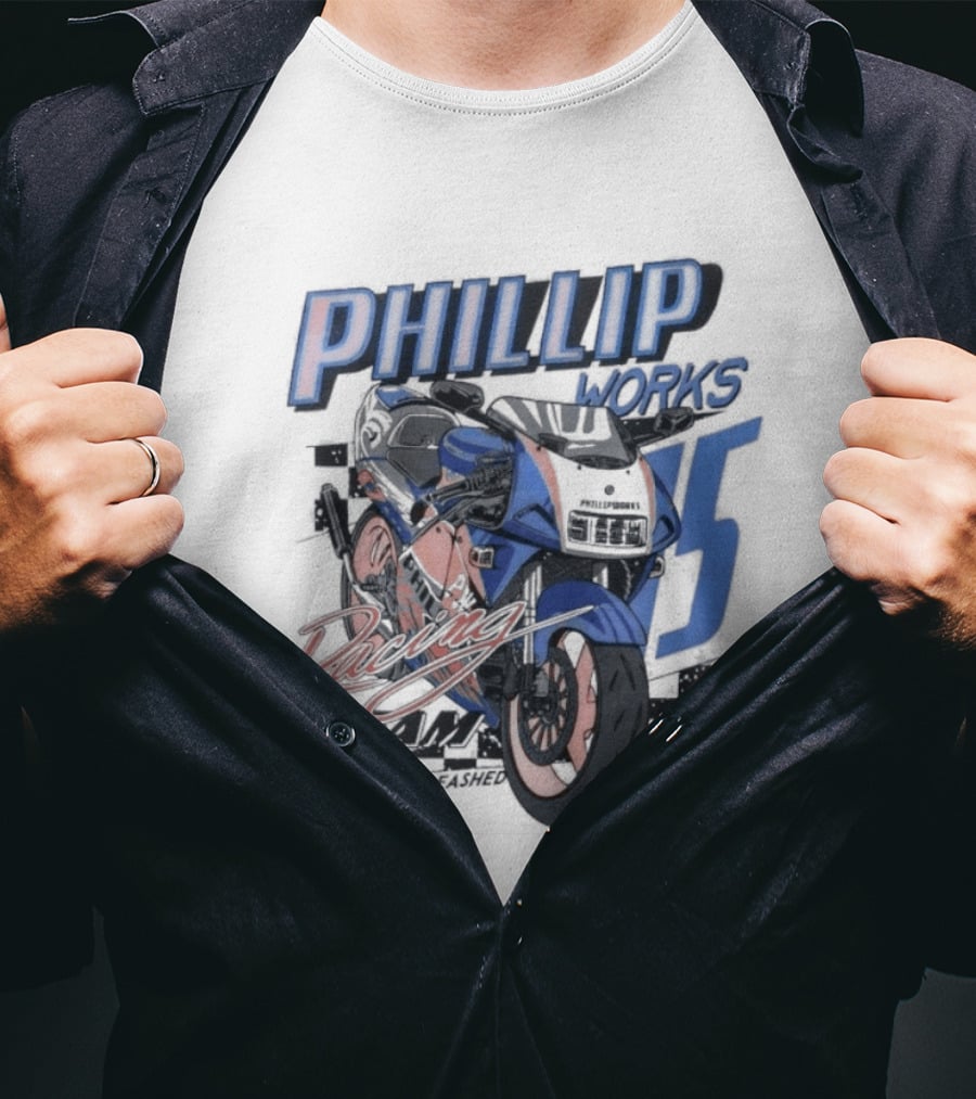 Phillip Works Racing Motorcycle 15 T-Shirt