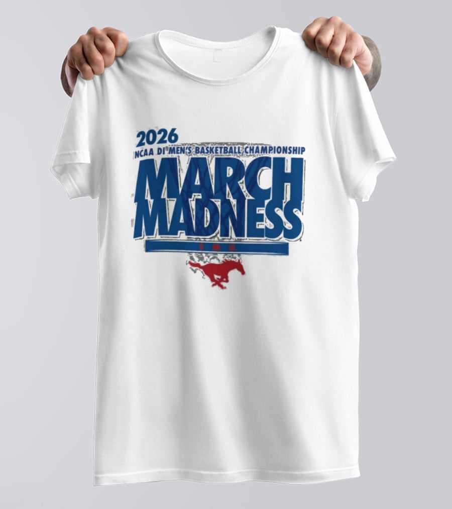 2026 NCAA DI Men's Basketball Championship March Madness SMU T-Shirt