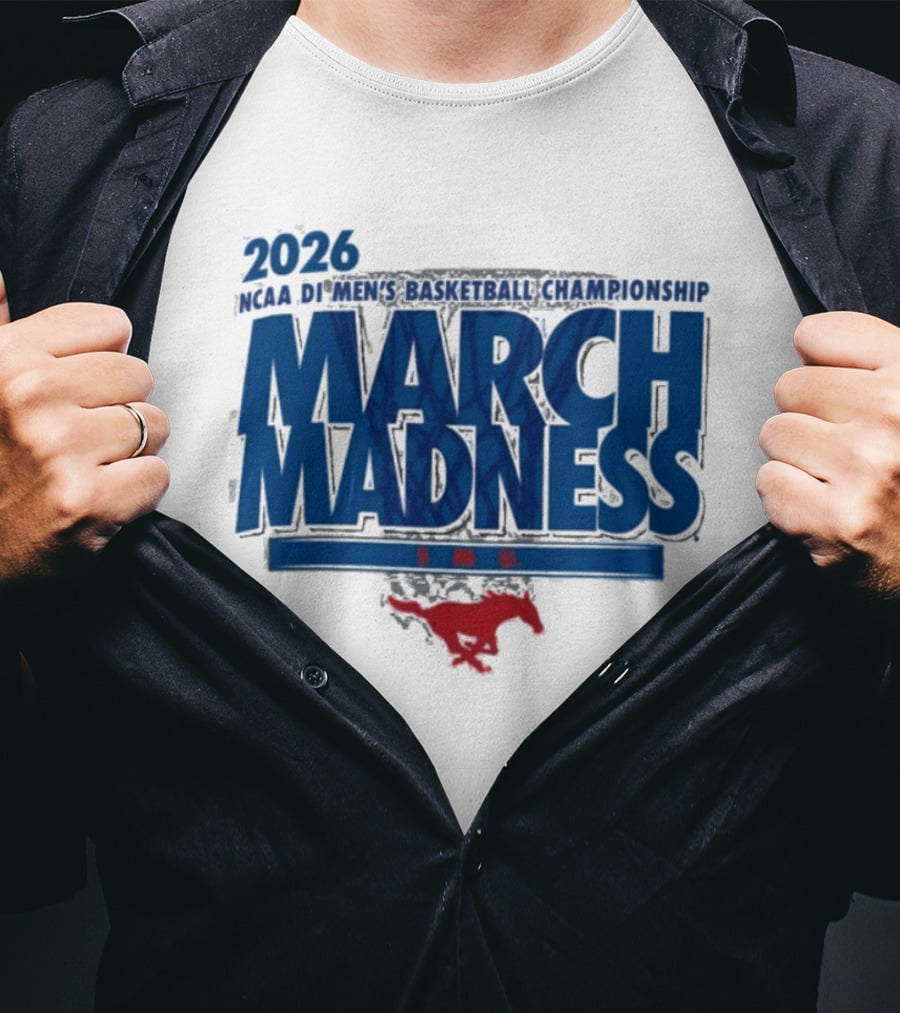 2026 NCAA DI Men's Basketball Championship March Madness SMU T-Shirt