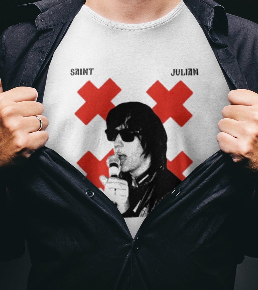 Saint Julian Ccasablancas Red X T-Shirt