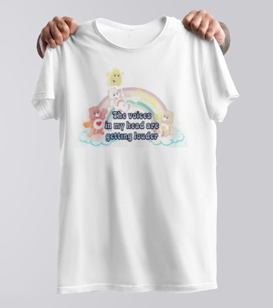 The Voices In My Head Are Getting Louder With Rainbow And Colorful Bears T-Shirt