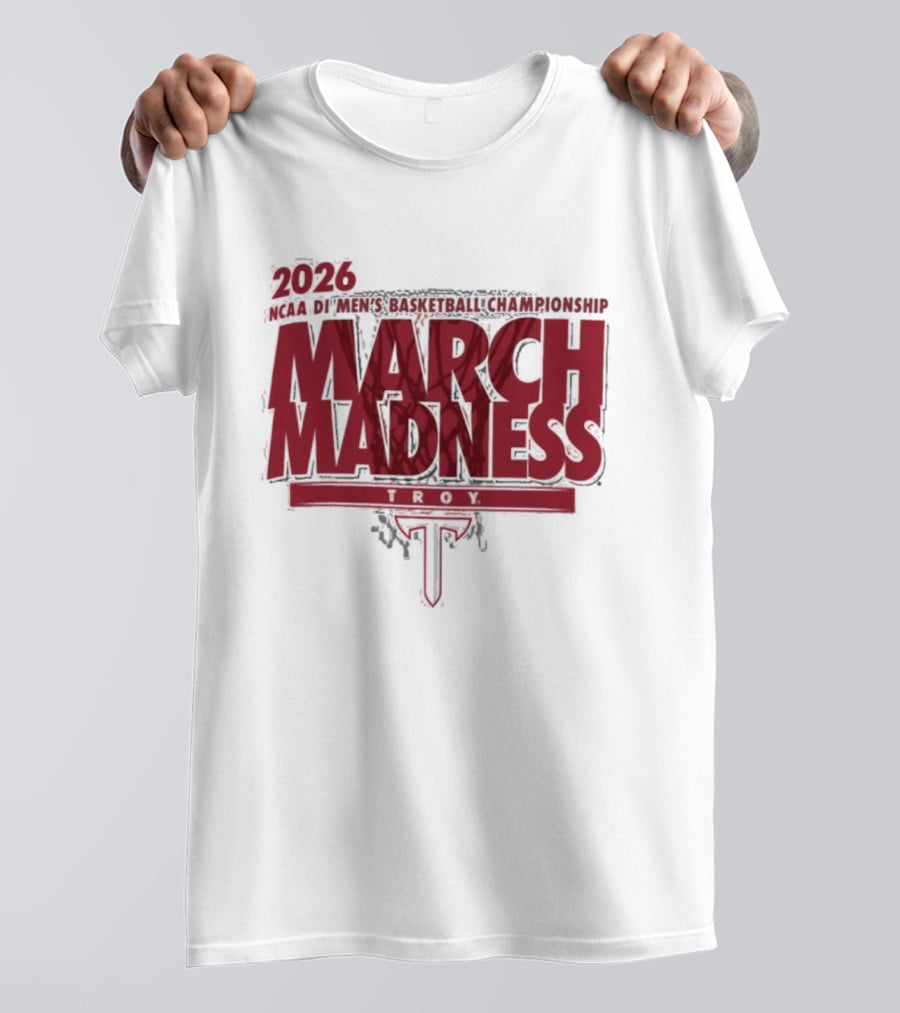 Troy Men's Basketball NCAA 2023 March Madness Championship Tournament T-Shirt