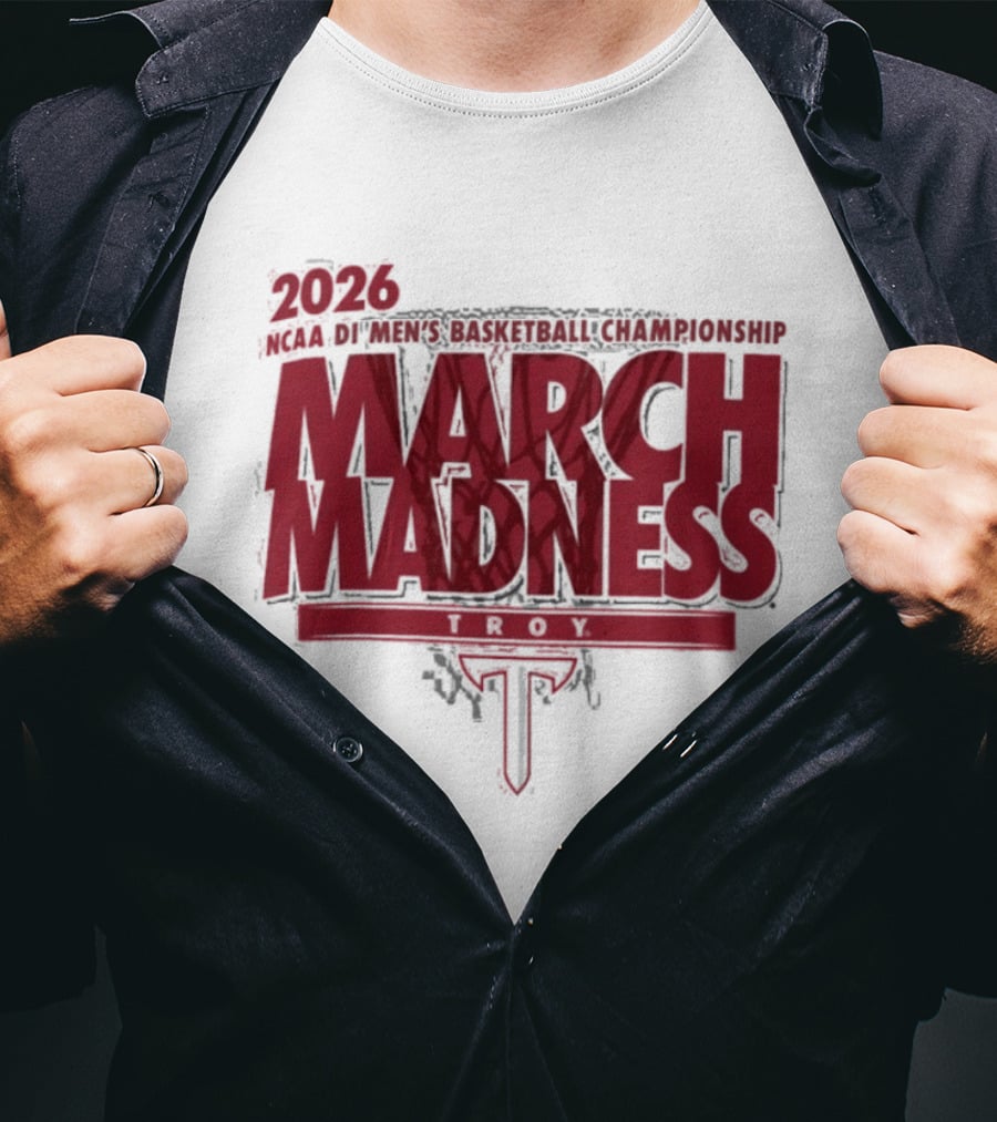 Troy Men's Basketball NCAA 2023 March Madness Championship Tournament T-Shirt